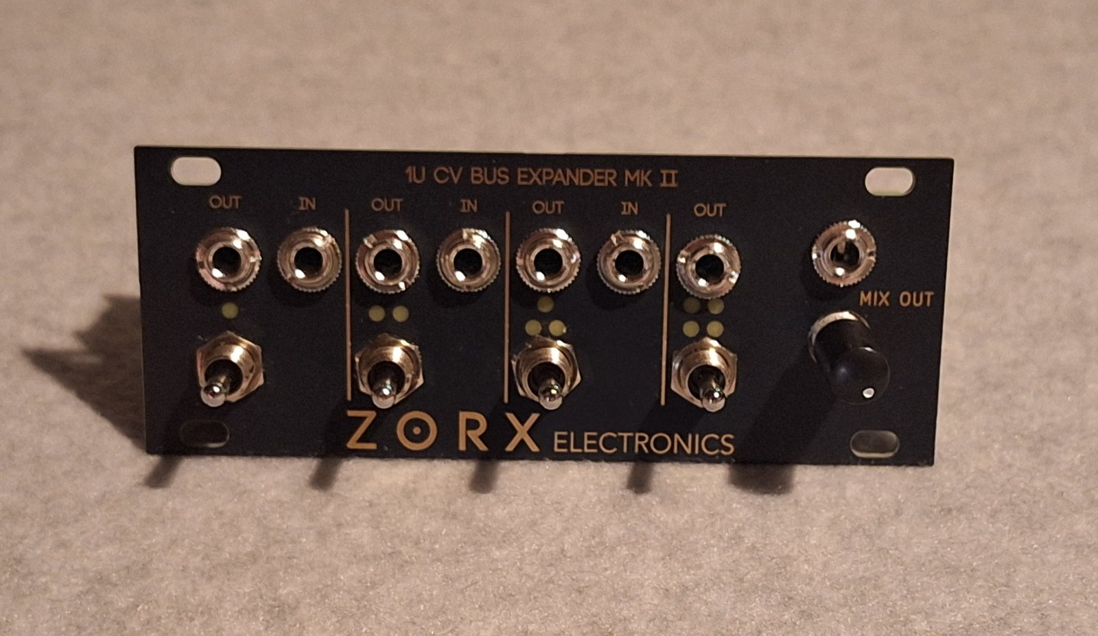 Zorx 1U CV Bus Expander MK II | Zorx Electronics